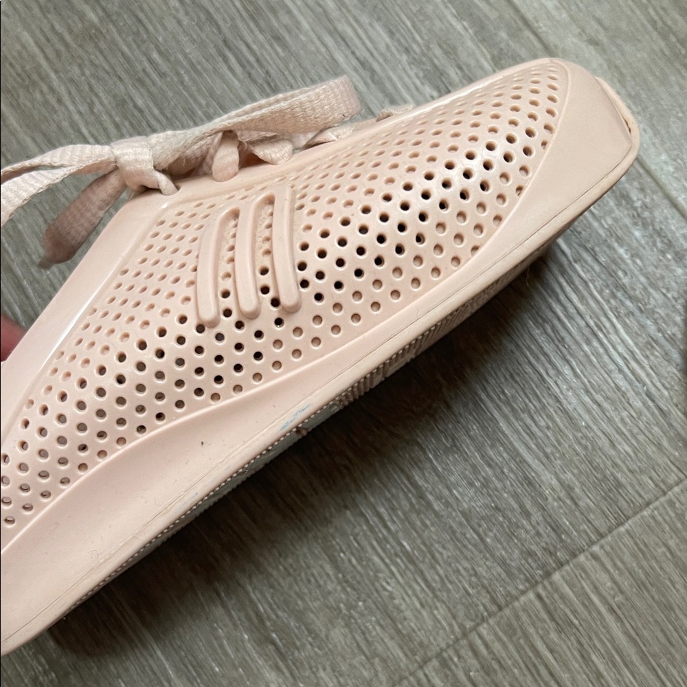 Mini Melissa Girls Pink Sneakers - Picture 6 of 6